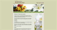 Desktop Screenshot of flowersbyjeannine.com